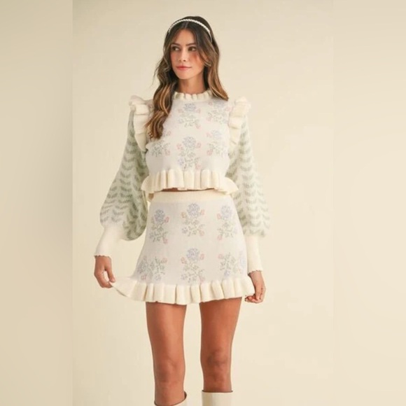 Mable Dresses & Skirts - Mable Sweater Skirt Set